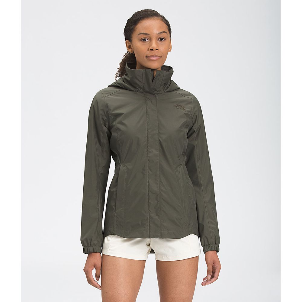 The North Face Rain Jacket Womens Australia - The North Face Resolve Parka Ii Green (UCB-021438)